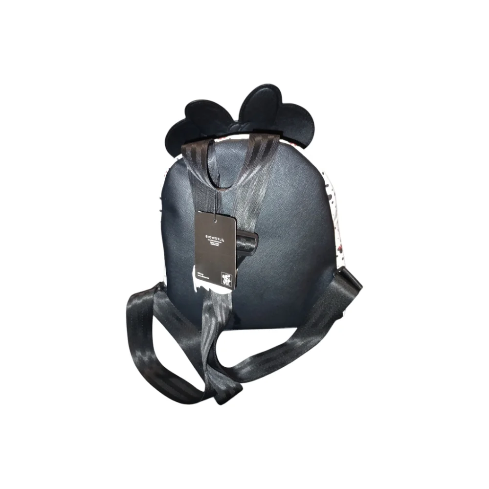 Minnie Mouse Backpack & Wallet Set - Black, White, Red NWT